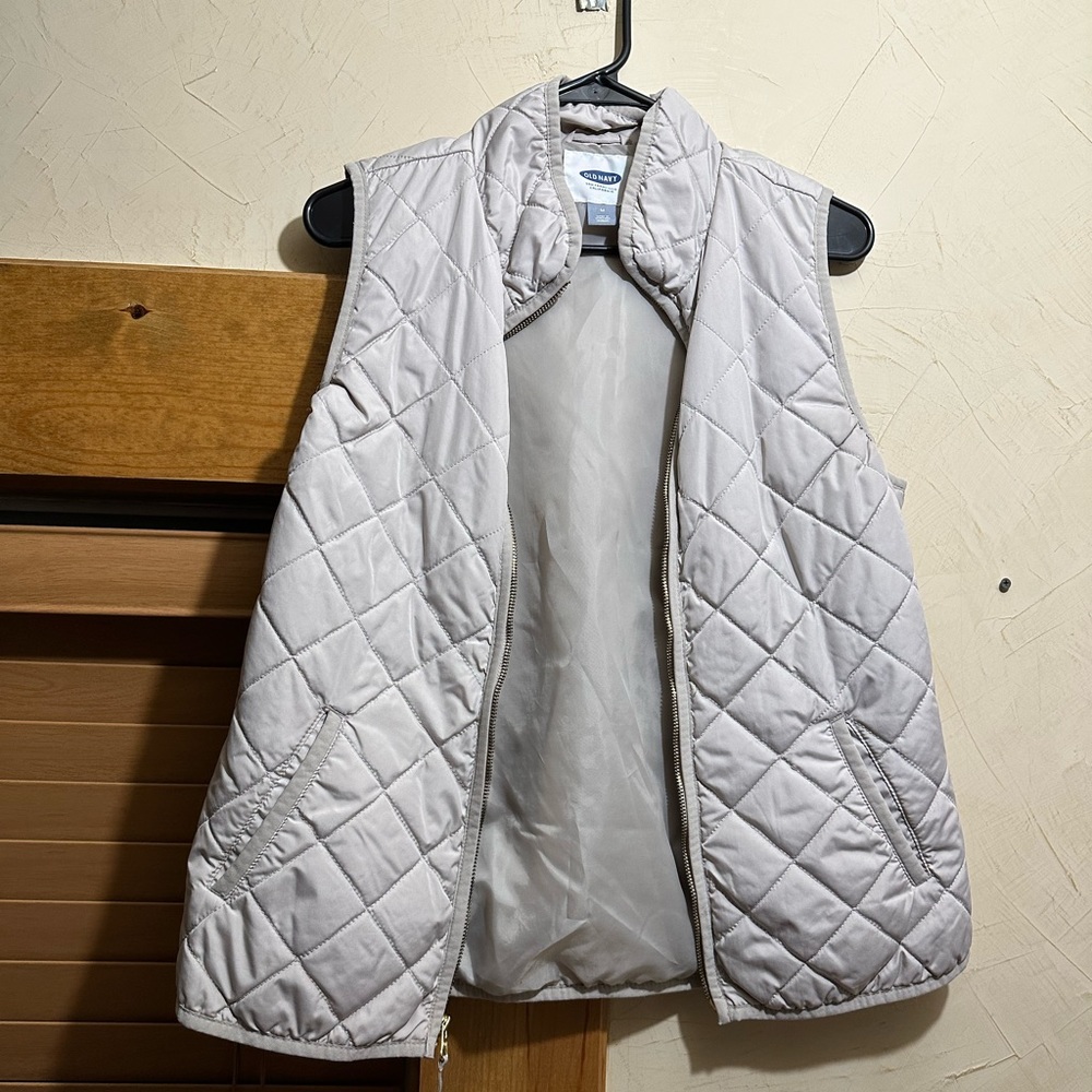 Old Navy Tan Lightweight Vest
